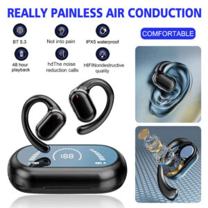 Waterproof Bluetooth 5.3 Earbuds with Noise Cancelling - Premium TWS Wireless Headset