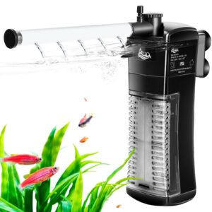 Adjustable In-Tank Power Filter for Aquariums: High-Performance Internal Filtration System for Clean and Healthy Fish Tanks