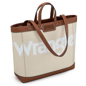 Montana West Vintage Wrangler Tote Bag for Women: Stylish Top Handle & Shoulder Handbags