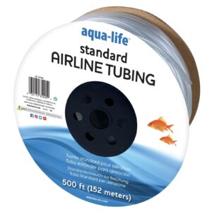 Penn-Plax Standard Airline Tubing for Aquariums: Durable, Flexible, and Crystal Clear Air Supply Hose