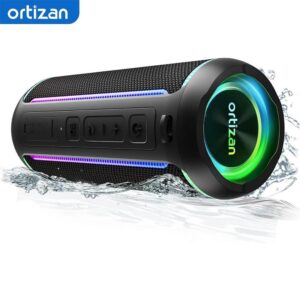 Ortizan X30 Portable Bluetooth Speaker: 40W Powerful Bass, IPX7 Waterproof, and Ultimate Sound Quality