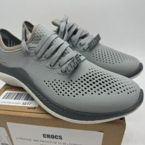 Buy Lightweight Comfy Men's Literide 360 Pacer Sneakers in Grey - Size 10 Crocs