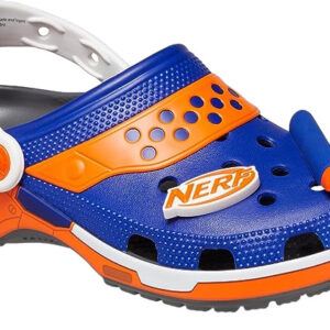 Shop Exclusive Unreleased Crocs Classic HASBRO Nerf Clogs for Men Size 10 & Women Size 12 - Limited Edition Blue Design