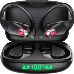 Buy True Wireless Bluetooth Earbuds with Sport Ear Hooks and Power Bank – Best in the USA