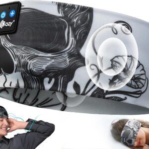 Skull Bluetooth Headphones and Eye Mask Combo: The Perfect Solution for Sleep and Sports Comfort