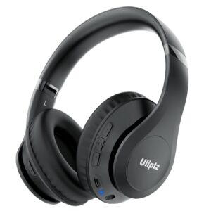 Uliptz Wireless Bluetooth Headphones: Enjoy 65 Hours of Playtime, 6 EQ Sound Modes, and Superior HiFi Sound Quality