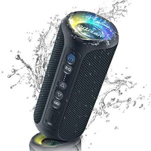 40W Portable Bluetooth Speaker - Waterproof IPX7 for Outdoor Shower Use | High-Performance Sound