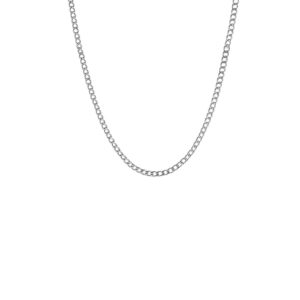 Buy 3mm Cuban Chain Necklace in 316L Stainless Steel – Stylish Curb Link Chain for Men and Women