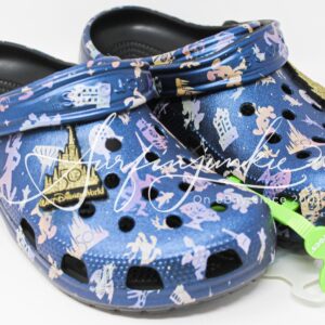 Buy Women's Blue Crocs Sandals - 50th Anniversary Disney Magic Kingdom Size 8