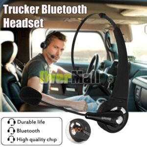 Top Noise Cancelling Wireless Bluetooth Headsets with Over-the-Head Boom Mic for Truckers