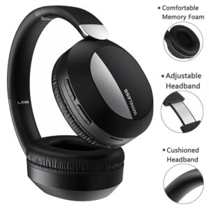 Top Wireless Foldable Bluetooth Headphones Compatible with iPhone SE (3rd, 2nd), iPhone 8, 7, 6, 5, and 5s