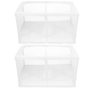 2-Pack Hatchery Breeding Tanks - Isolation Net Boxes for Healthy Baby Fish Care