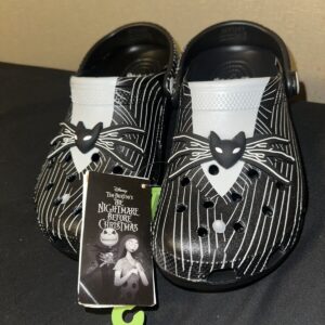 Shop Jack Skellington Clog Crocs - Nightmare Before Christmas - Size 7W / 5M in Stock!