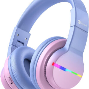 Buy BTH12 Kids Bluetooth Headphones - Colorful LED Lights & Wireless Comfort for Children