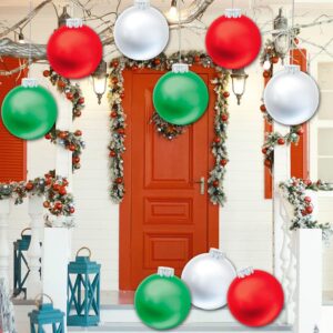 Shop the 9-Piece Inflatable Christmas Decoration Set: 11-Inch Large Outdoor Holiday Balls for Joyful Festive Decor