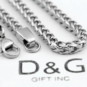 Buy Men's 24-Inch 5mm Franco Chain Necklace - Durable Stainless Steel with Gift Box Included