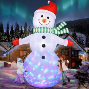 12FT Inflatable Giant Snowman - Perfect Outdoor Christmas Decoration for Festive Cheer