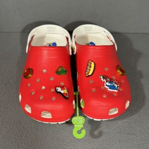 Buy Sega Sonic The Hedgehog Classic Crocs - Red & White | Women's Size 12 / Men's Size 10 | Ideal Christmas Gift!