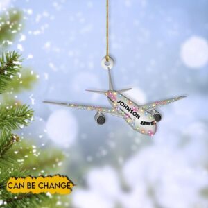 Airplane Christmas Ornament: Ideal Holiday Tree Decor for a Festive Touch