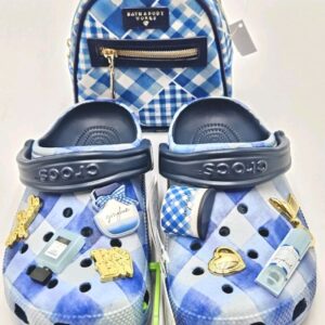 Limited Stock: New Bath & Body Works Crocs Size 7 & Gingham Mini Backpack for Sale!