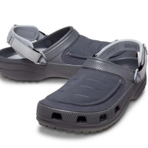 Buy CROCS Men's Classic Yukon Vista II Clog Sandals - Vegan Leather in Slate Gray, Size 11