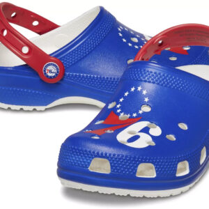 Shop the Latest Crocs NBA Philadelphia 76ers Classic Clogs for Men – Size 10 Basketball Footwear