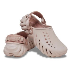 Men's Size 4 Summer Slide-On Shoes: Women's Size 6 Pink Clay Crocs Echo Clog Sandals