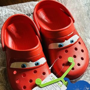 Shop Limited Edition Red Lightning McQueen Crocs Classic Clogs – Size 8M/10W for Cars Enthusiasts