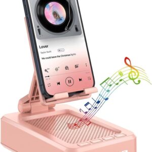 Portable Wireless Bluetooth Speakers with Phone Stand - Ideal Gift for Him and Her