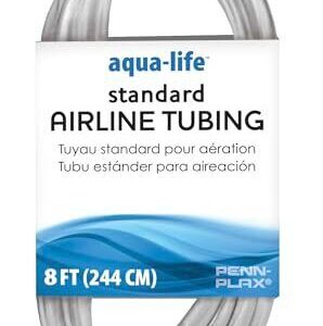 Durable and Flexible PENN-PLAX Standard Airline Tubing for Aquariums - Ideal for Air Pumps