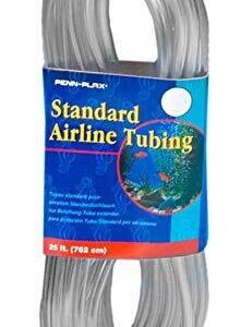 25 ft Standard Airline Tubing for Freshwater & Saltwater Aquariums - Perfect for Fish Tanks