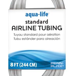 Durable PENN-PLAX Standard Airline Tubing for Aquariums - Flexible and Clear Design