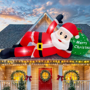 12-Foot Giant Christmas Inflatable: Perfect Outdoor Decoration for Holiday Cheer