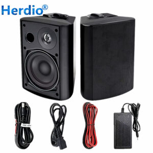 High-Quality 400W Herdio Waterproof Bluetooth Outdoor Speakers | 6.5" & 4" Wall Mount Options Available