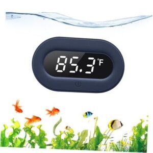 High-Visibility LED Digital Aquarium Thermometer - Accurate Fish Tank Temperature Measurement