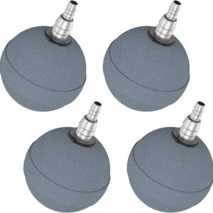 4 Pack Aquarium 2 Inch Air Stone Ball Bubble Diffuser Release Tool for Air Pumps