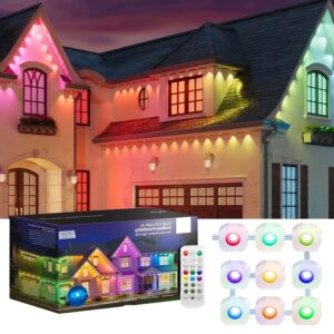 50/100FT Permanent Outdoor Lights Smart RGBIC Outdoor Lights Bluetooth control