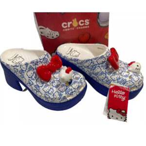 Crocs Sanrio HELLO KITTY SIREN CLOG High heeled  KAWAII 9 Women