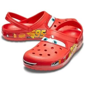 Disney Lightning Mcqueen Pixar Crocs Outdoor Beach Slippers - New Look..........