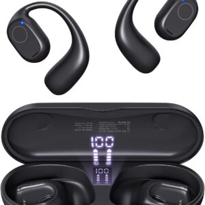 New SP05 Open Ear Bluetooth Headphones Earbuds, 40 Hours, Bluetooth 5.3 Case