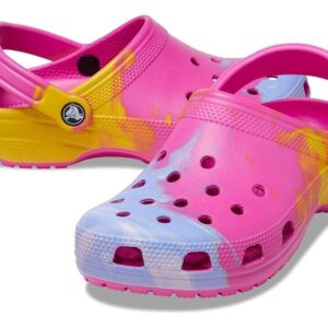 Crocs Classic Clogs Unisex W11 M9 Pink Purple Yellow NWT IN BAG