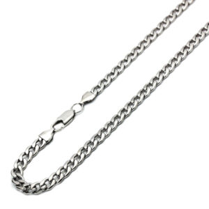 Men Women 7mm Stainless Steel Chain Necklaces Cuban Link Curb Chain