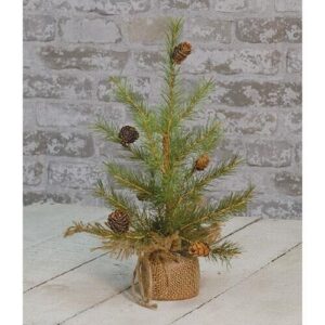 Feather Pinecone Tree, 12 inch, 18 inch, 24 inch, Christmas Decorations