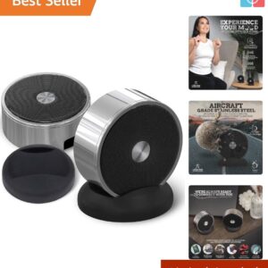 Water-Resistant Stereo Pairing Speakers - Ultimate Audio Experience Anywhere