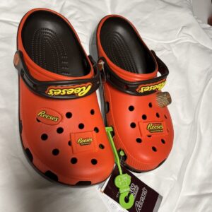 Crocs Kids Classic Clog Reeses Peanut Butter Cups Candy Collaboration J5 New