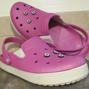 Crocs Citilane sneaker clog in Pink  ~ Includes: Spider Web shoe charm Jibbitz