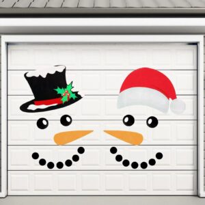 22pcs Merry Christmas Decorative Garage Door Decorative Snowman Magnet Stickers